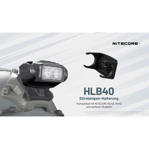 Nitecore Aufnahme HLB40