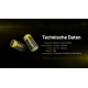 NiteCore 16340 Akku 650mAH NL166